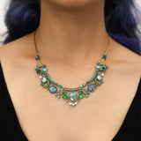 Green Exotic Necklace Meadow Set, Arden