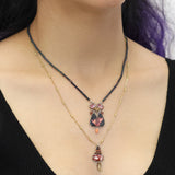 Rosy Clay Set, Milobra Necklace