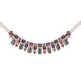 Rosy Clay Set, Bramora Necklace