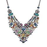 Candy Twist Set, Statement   Necklace, Bright Rainbow