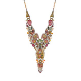 Sunflower Surprise Set, Colorful Glass Necklace, Sunflower