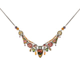 Sunflower Surprise Set, Colorful Glass Small Necklace, Hon