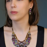 Winter Warmth Set,Ornat Necklace, Terra