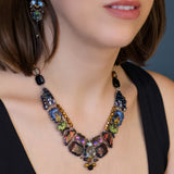Mystic Lantern Set,Glass Necklace, Passion
