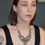 Forest Reflection Set,Glass Necklace,Seetang