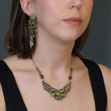 Forest Reflection Set,Elegant Necklace, Alga