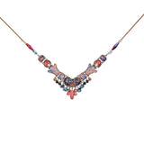 Amber Bloom Set,Delicate Necklace, Dynia