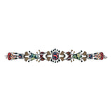 Red Vibrant Bracelet Oriental Hues Set, Mila