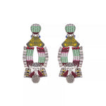 Woven Big Earrings Wild Spirit Set, Verano