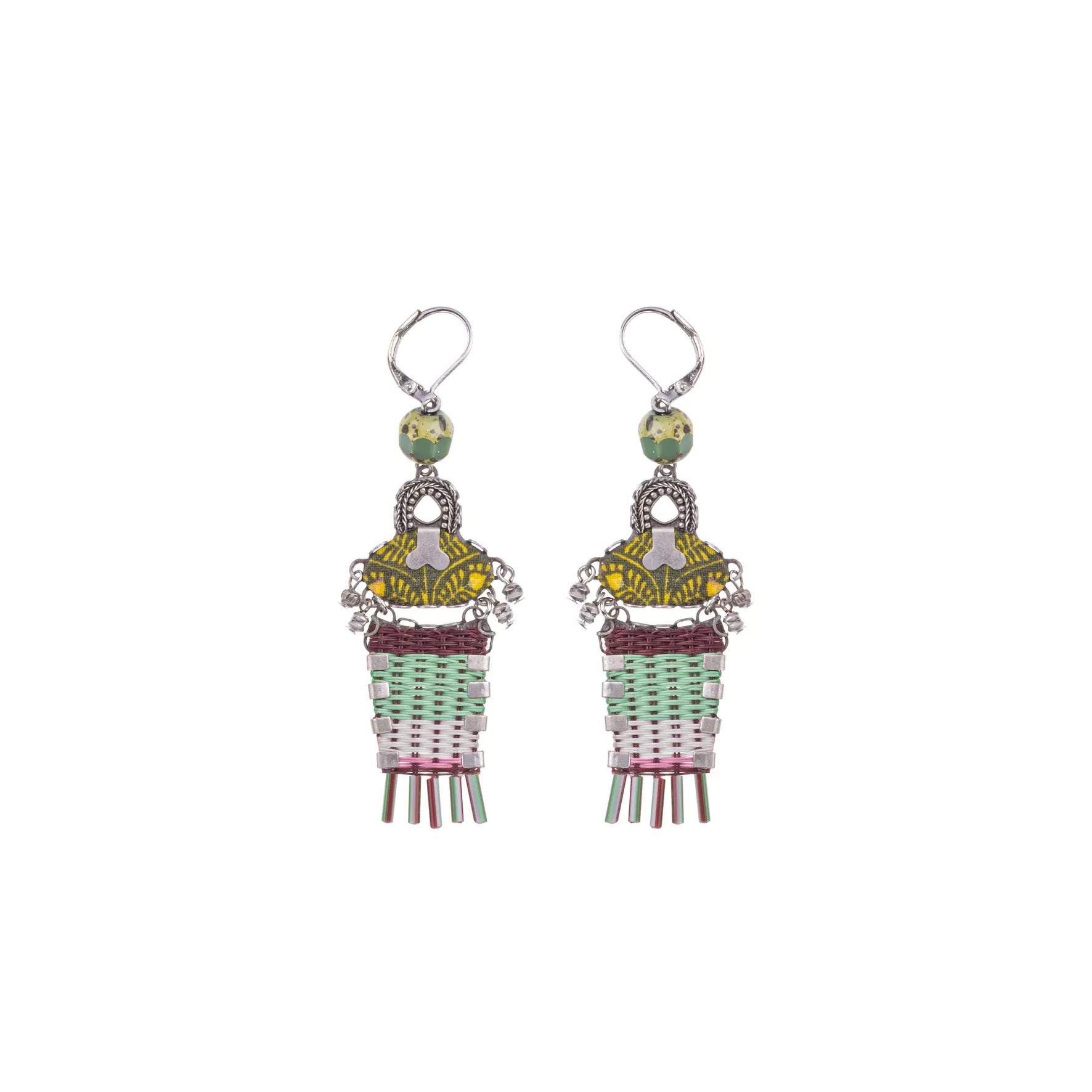 Woven Dangling Earrings Wild Spirit Set, Natsuki