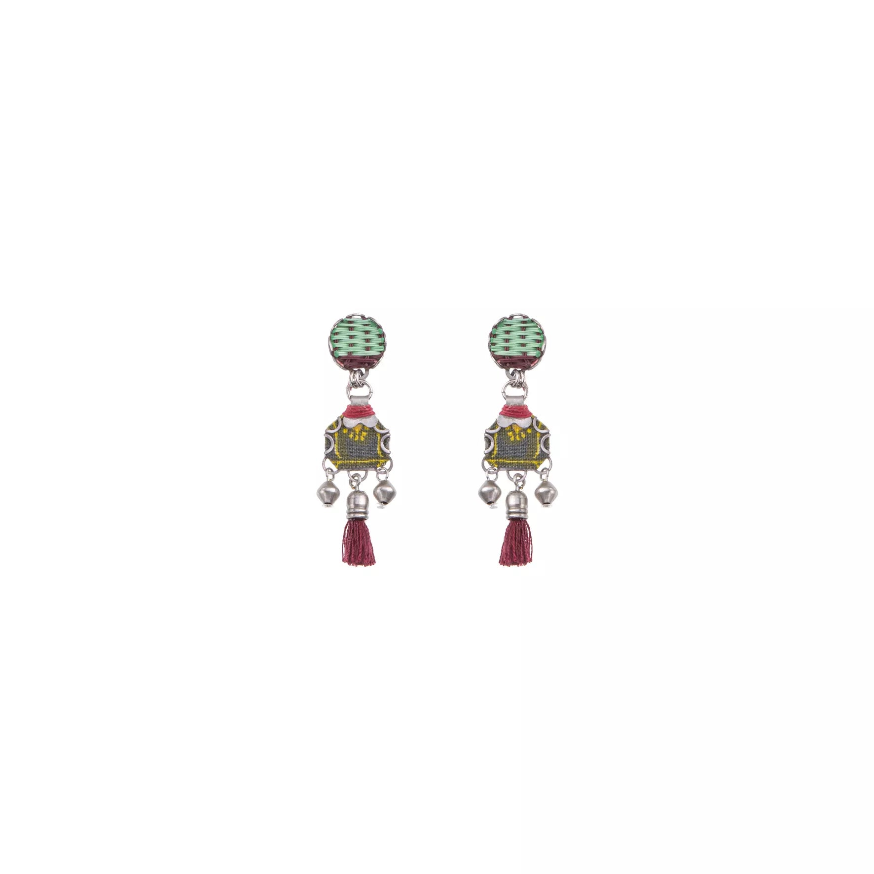 Woven Small Earrings Wild Spirit Set, Solana