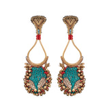 Turquoise Staylish Earrings Queen of Sheba Set, Solene