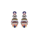 African Dance Set, Colorful Boho Earrings, Spin