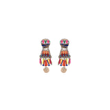 African Dance Set, Boho Earrings, Lightplay