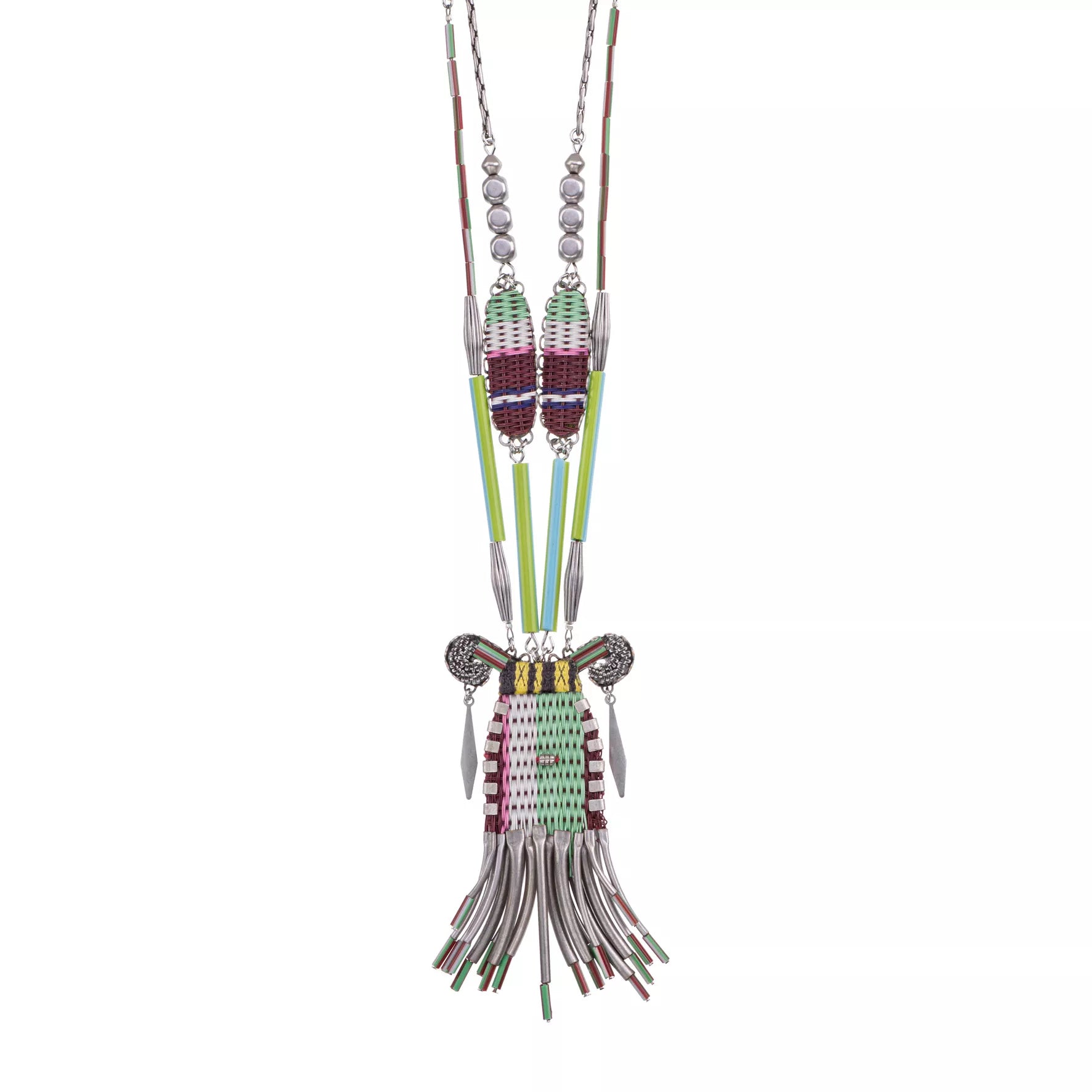 Woven Long Necklace Wild Spirit Set, Vera