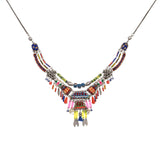 African Dance Set, Layered Boho Necklace, Prism