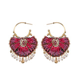 Statement Earrings Embroidered Garden Set, Sewell