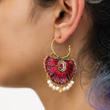 Statement Earrings Embroidered Garden Set, Sewell