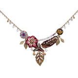 Femenine Necklace Embroidered Garden Set, Ara