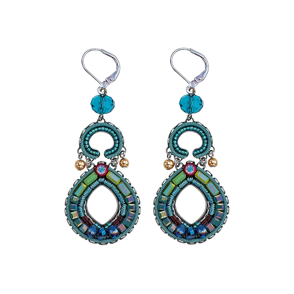 Turquoise Crown, Nora Earrings-0