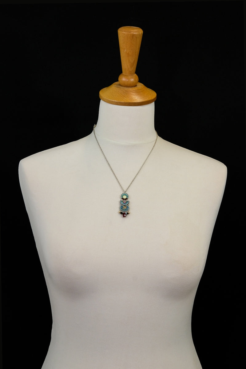 Turquoise Crown, Grace Pendant-3489