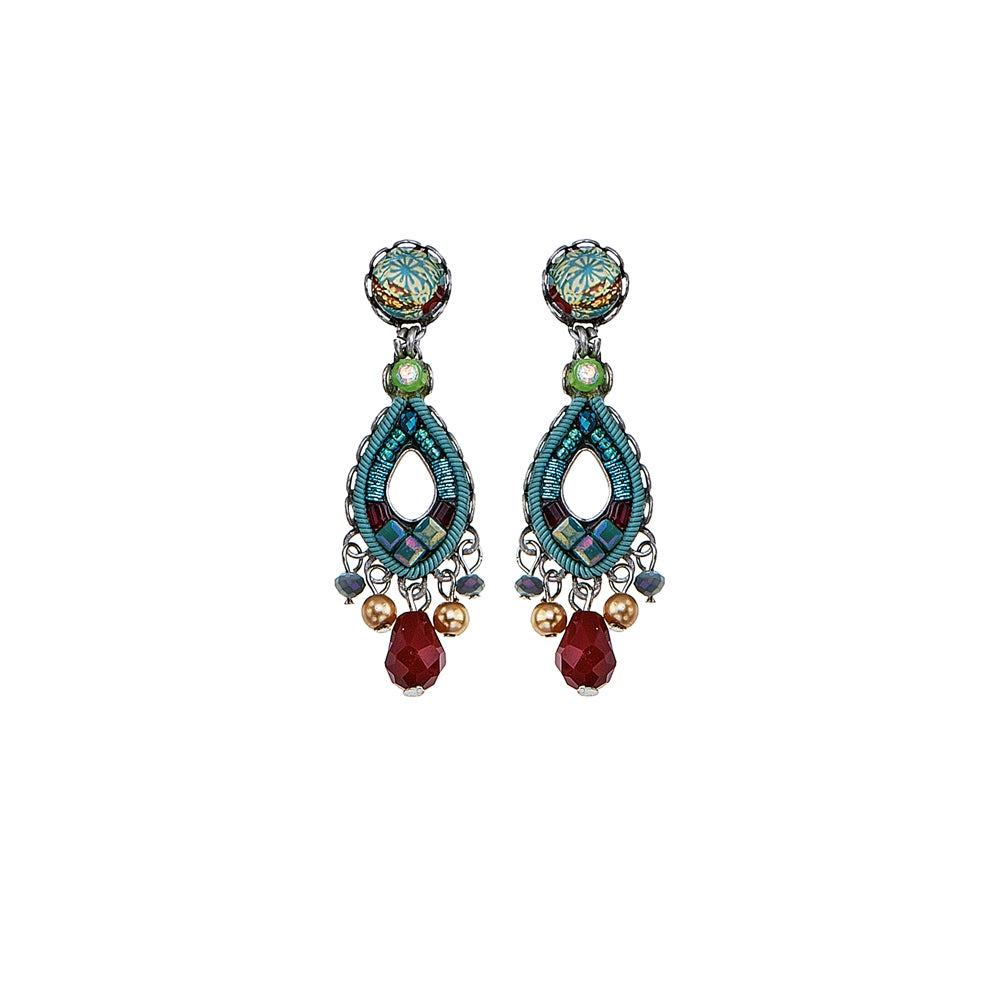 Turquoise Crown, Jani Earrings-0