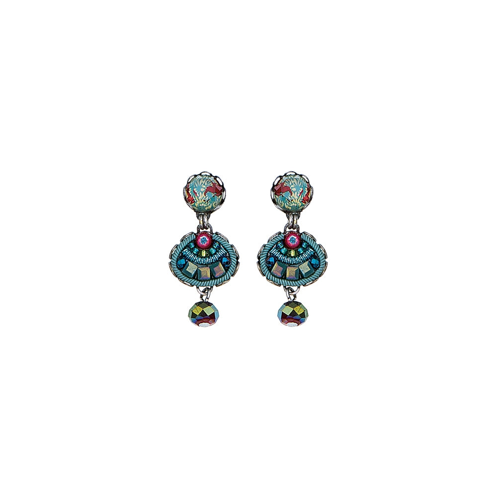 Turquoise Crown, Pia Earrings-0