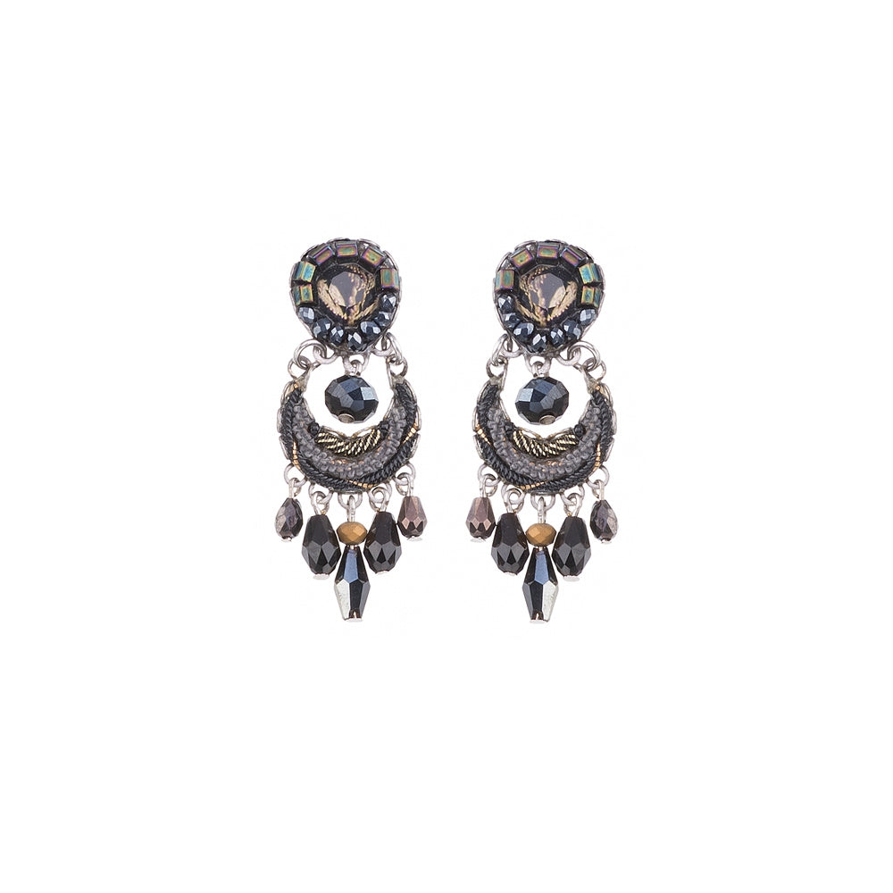 Moon Jet, Yael Earrings-0