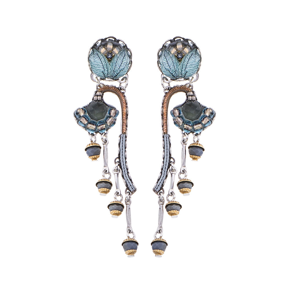 Blue Velvet, Kilimangaro Earrings-0