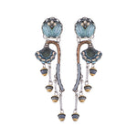 Blue Velvet, Kilimangaro Earrings-0