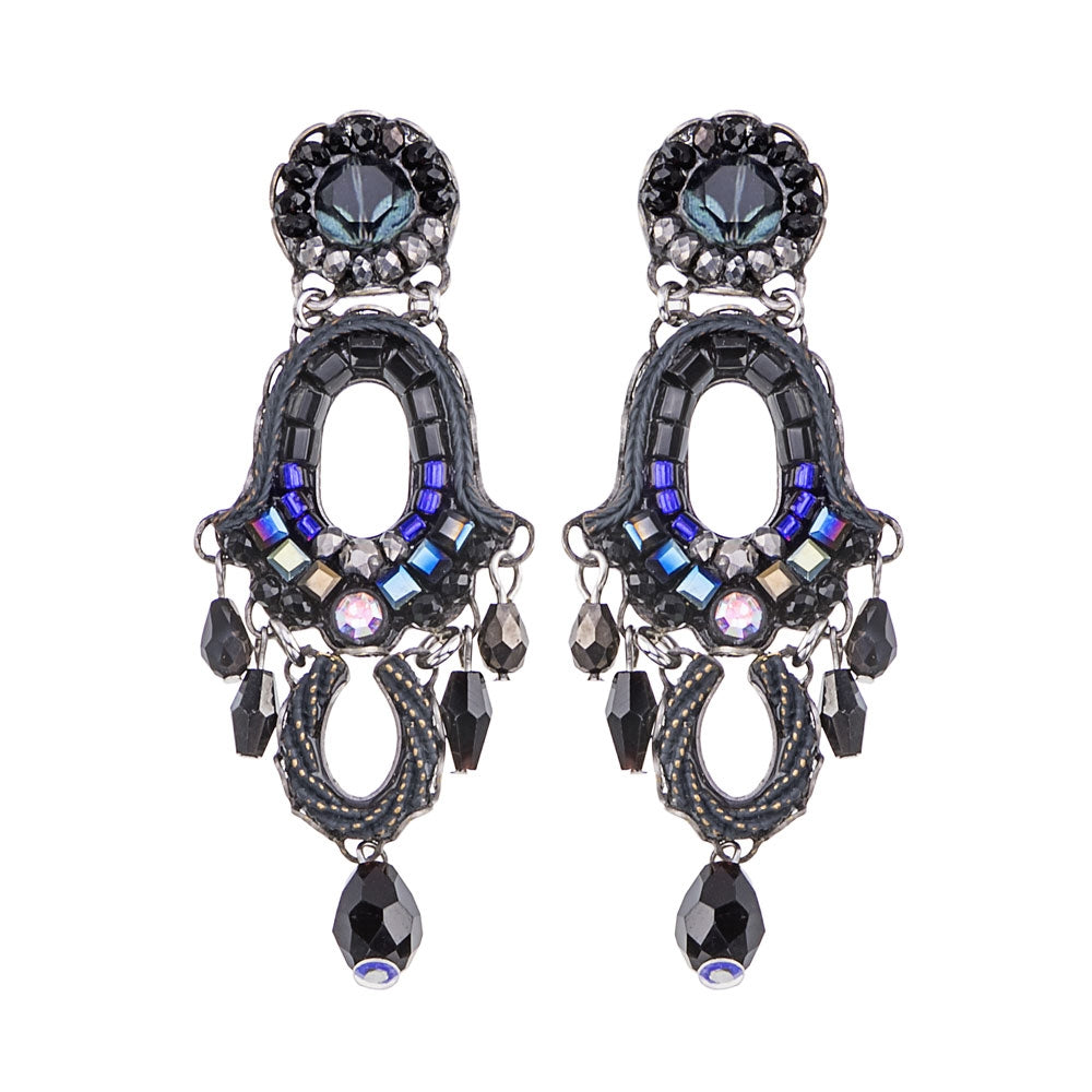 Ethereal Spirit, Cobalt Shine Earrings-0