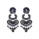 Ethereal Spirit, Oxford Blue Earrings-0