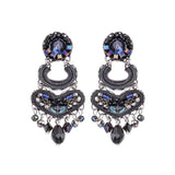 Ethereal Spirit, Oxford Blue Earrings-0