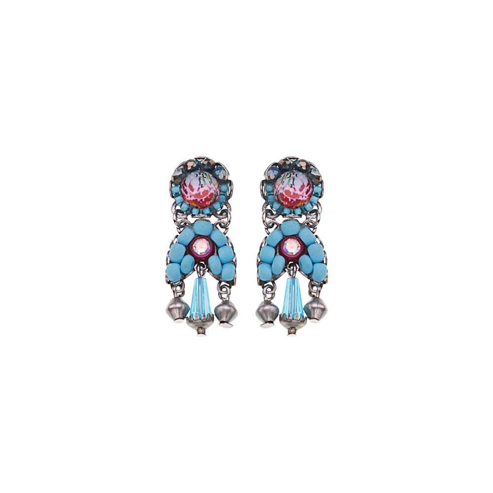 Turquoise Horizon, Nimbus Earrings-0