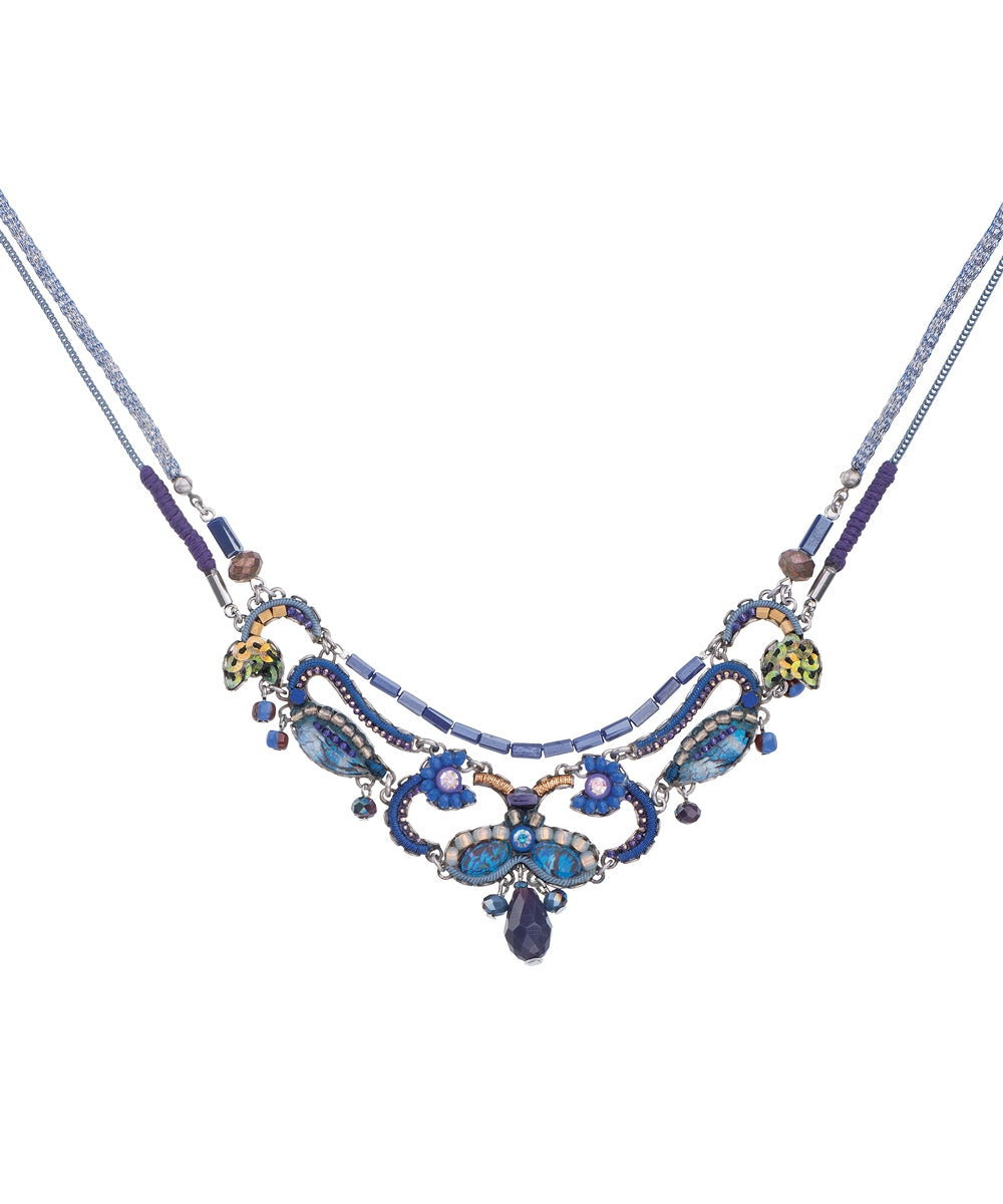 Sapphire Rain, Blue Skies Necklace-0