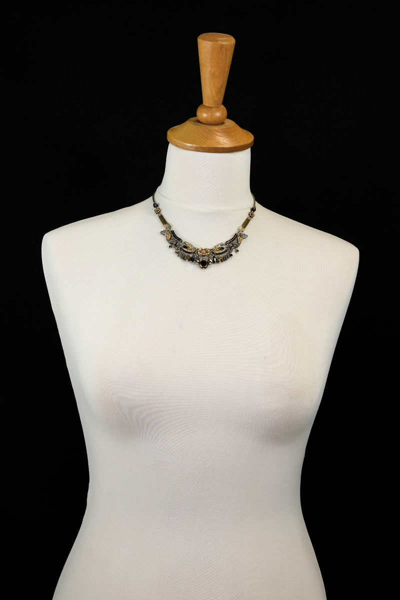 Golden Fog, Edna Necklace-3937