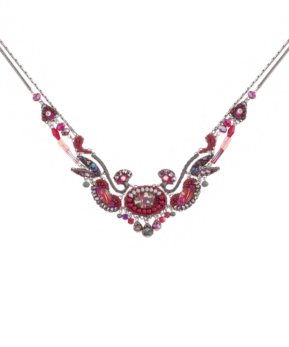 Crimson Flame, Princess Necklace-0