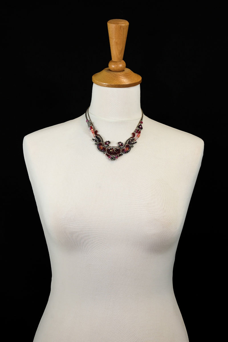 Crimson Flame, Princess Necklace-3967