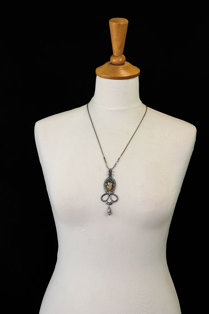 Silver Odyssey, Amapola Necklace-4470