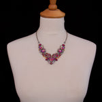 Deep Fuchsia, Pasly Necklace -5142