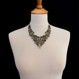 Grey Sparkle, Nora Necklace-5202