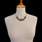 Grey Sparkle, Lilian Necklace-5206