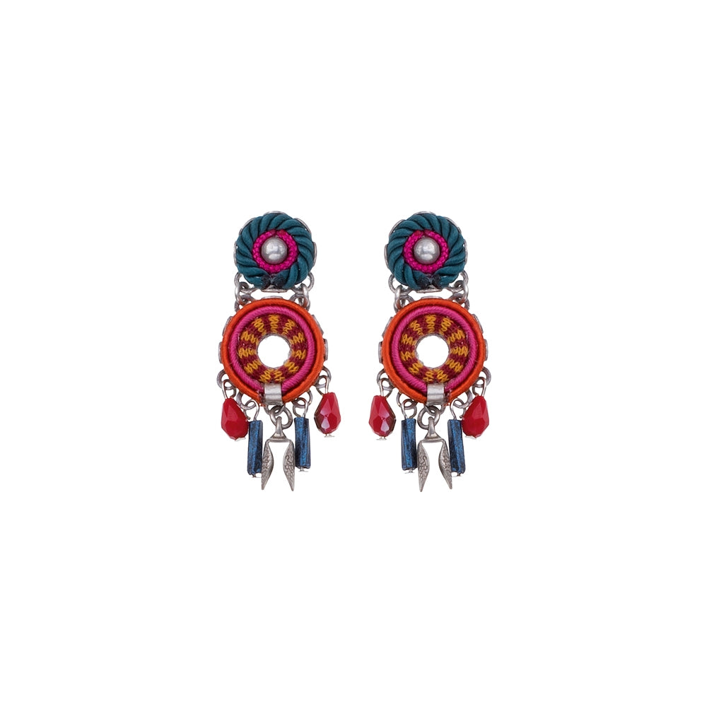 Crimson Voyage, Julia Earrings-0