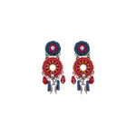 Crimson Voyage, Julia Earrings-0