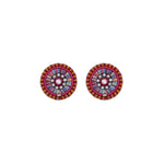 Crimson Voyage, Caroline Earrings-0