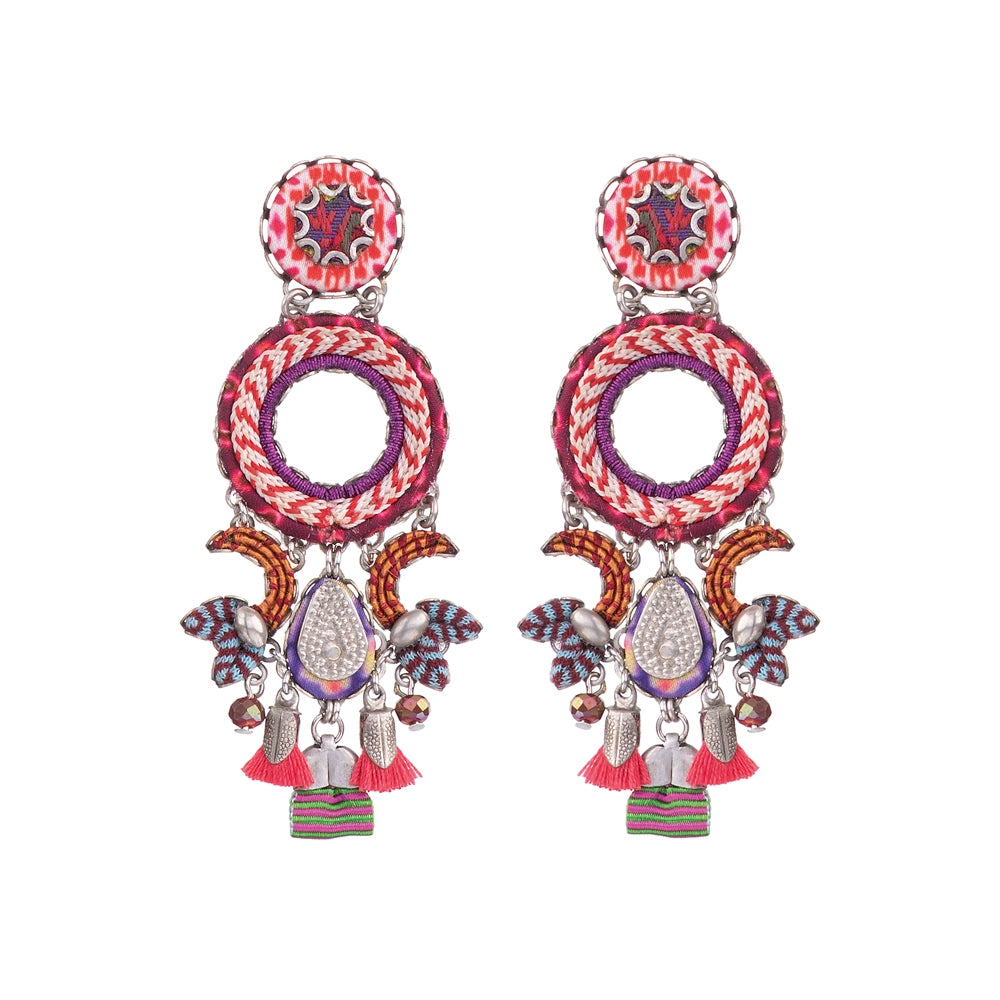 Ruby Tuesday, Meditation Earrings-0