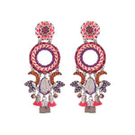 Ruby Tuesday, Meditation Earrings-0