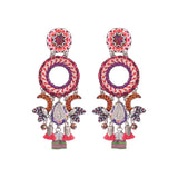 Ruby Tuesday, Meditation Earrings-0