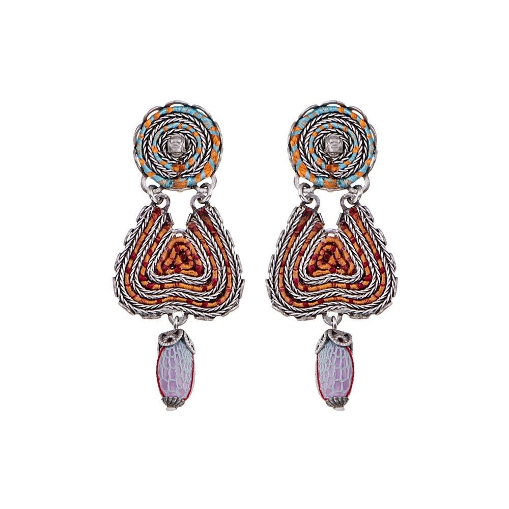 Coral Cave, Montana Earrings-0