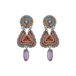 Coral Cave, Montana Earrings-0